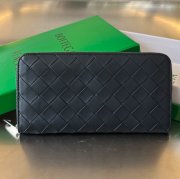 BOTTEGA VENETA BV 593217 メンズ編み財布 クラシック編み牛皮 19x10cm サイズ:19x10cm