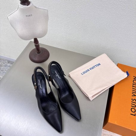 【LOUISVUITTON】新作パンプスレザーパンプスヒールシューズレディース