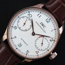 IWC ポルトギーゼ 自動巻き IW500701 YL工場 白文字盤 パワーリザーブ
