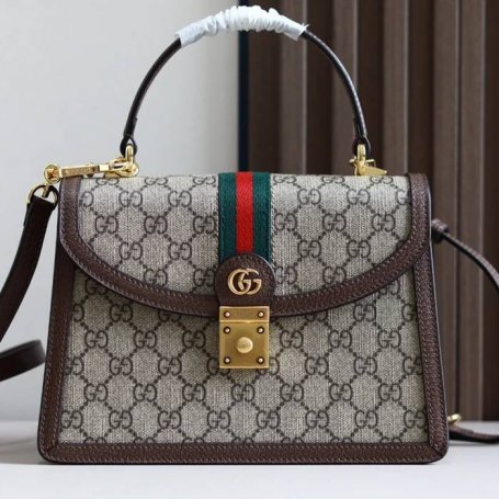 GUCCI 651055 キャンバス 斜め掛けバッグ、ハンドバッグ、ハンドバッグ オフィディア、GG、クラシック 25x18cm サイズ:25x18cm