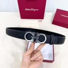 フェラガモ メンズ ベルト 両面用 3.5cm
