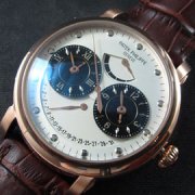 PATEK PHILIPPE デュアルタイム パワーリザーブ Asian 自動巻き ホワイト 視認性高い