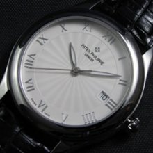 PATEK PHILIPPE カラトラバ ホワイト文字盤 デイト表示 相当安値