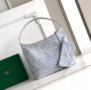 GOYARD 5502 レザー ショルダーバッグ、流浪バッグ、ハンドバッグ レザー、小 サイズ:42x27x15cm