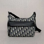 DIOR クラシックモノグラム餃子バッグ ライダーソフト サイズ:25x22cm
