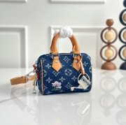 LOUIS VUITTON M27557 牛皮 モノグラム ブルー 斜め掛けバッグ レディース斜め掛け 18x12x10cm サイズ:18x12x10cm