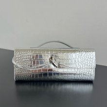 BOTTEGA VENETA BV 741511 クラッチバッグ ワニ紋羊革 31x13cm サイズ:31x13cm