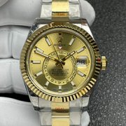 ROLEX M326933 スカイドゥエラー シャンパン Cal.9001搭載