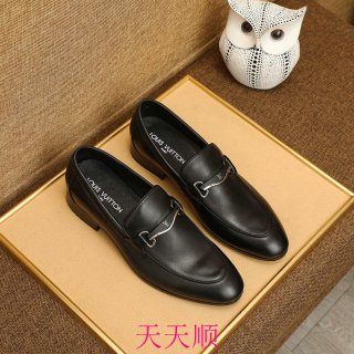 新品同様 ルイヴィトン 革靴 メンズ 本革 ビジネスシューズ レザー 紳士靴 gexie017