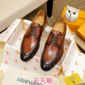 新品同様 ルイヴィトン 革靴 メンズ 本革 ビジネスシューズ レザー 紳士靴 gexie055