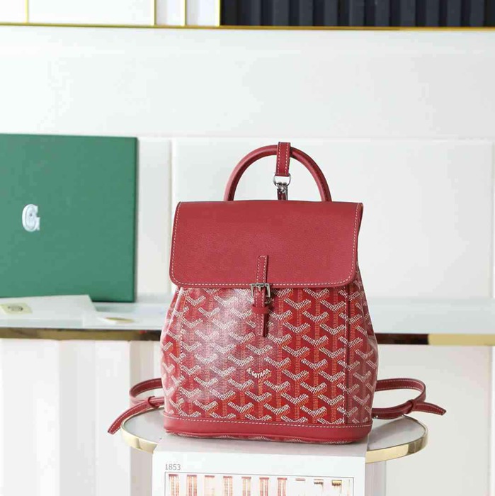 Goyard ゴヤール アリン ミニリュック クラシックモノグラム グレー 020194 サイズ:20x19cm