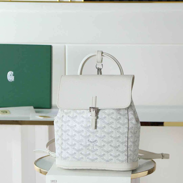 Goyard ゴヤール アリン ミニリュック クラシックモノグラム ブルー 020194 サイズ:20x19cm