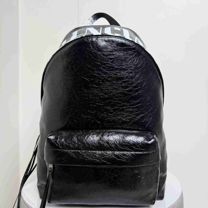 Balenciaga アーミー シリーズ リュック オールレザー ブラック 188017 サイズ:47x35x18cm