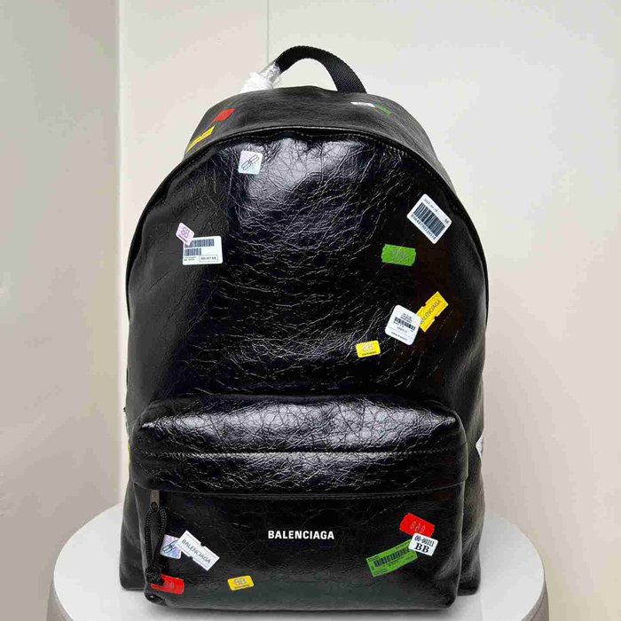 Balenciaga エクスプローラー アリーナ リュック オールレザー ブラック 188012 サイズ:46x35x18cm