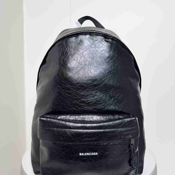 Balenciaga エクスプローラー リュック オールレザー ブラック 188011 サイズ:47x35x20cm