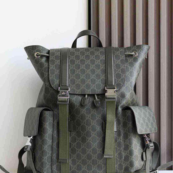 Gucci GG リュック GGスプリーム ブラック 792080 サイズ:46x35x12cm