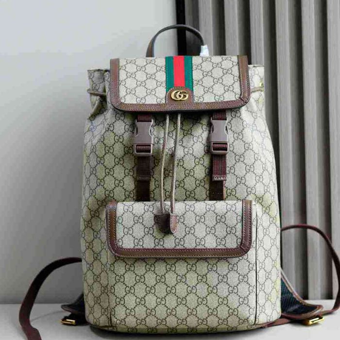 Gucci オフィディア スモールGG リュック GGスプリーム コーヒーブラウン 792114 サイズ:40.5x29x13.5cm