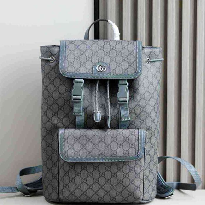 Gucci オフィディア スモールGG リュック GGスプリーム グレー 792114 サイズ:40.5x29x13.5cm