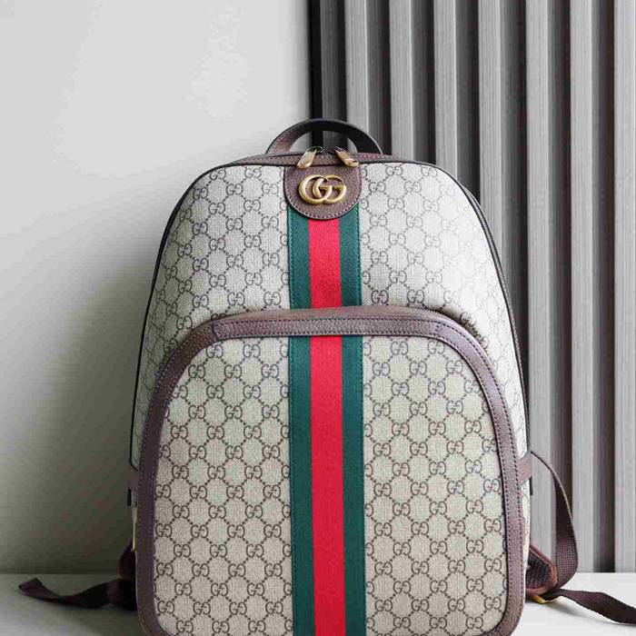 Gucci オフィディア リュック GGスプリーム ブラウン 547967 サイズ:40.5x32x14.5cm