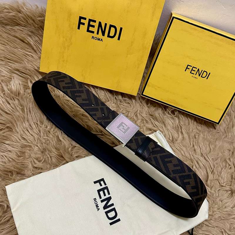 フェンディ メンズ ベルト 両面用 4.0cm