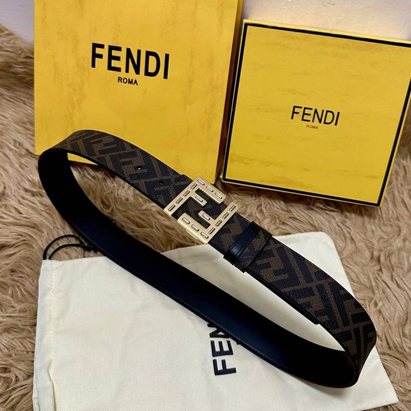 フェンディ メンズ ベルト 両面用 4.0cm