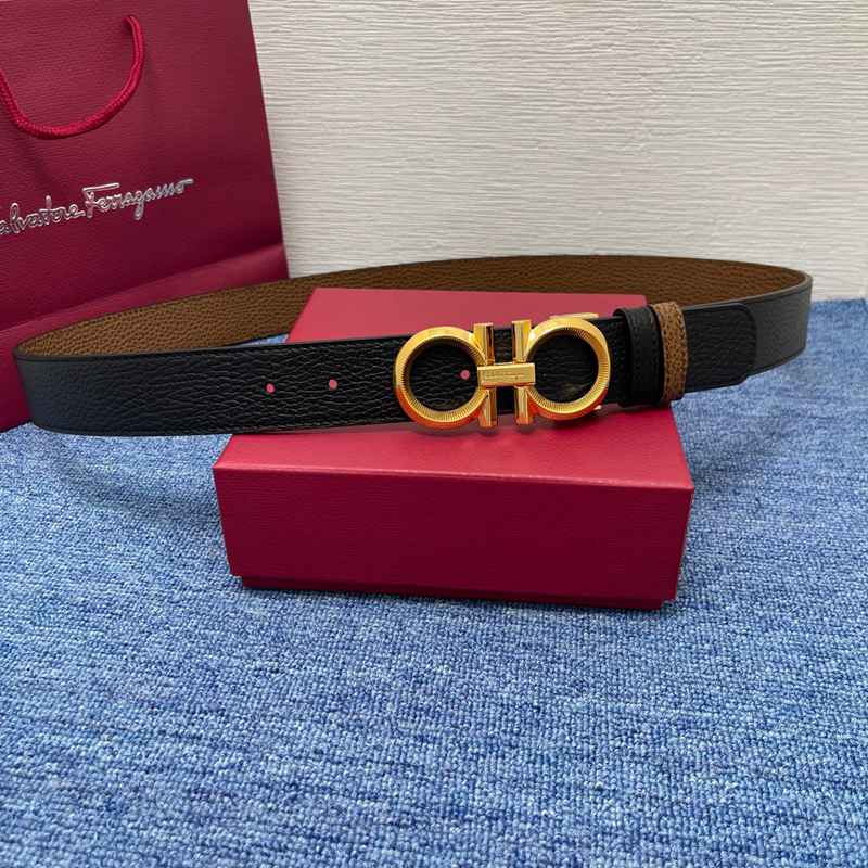 フェラガモ メンズ ベルト 両面用 3.5cm