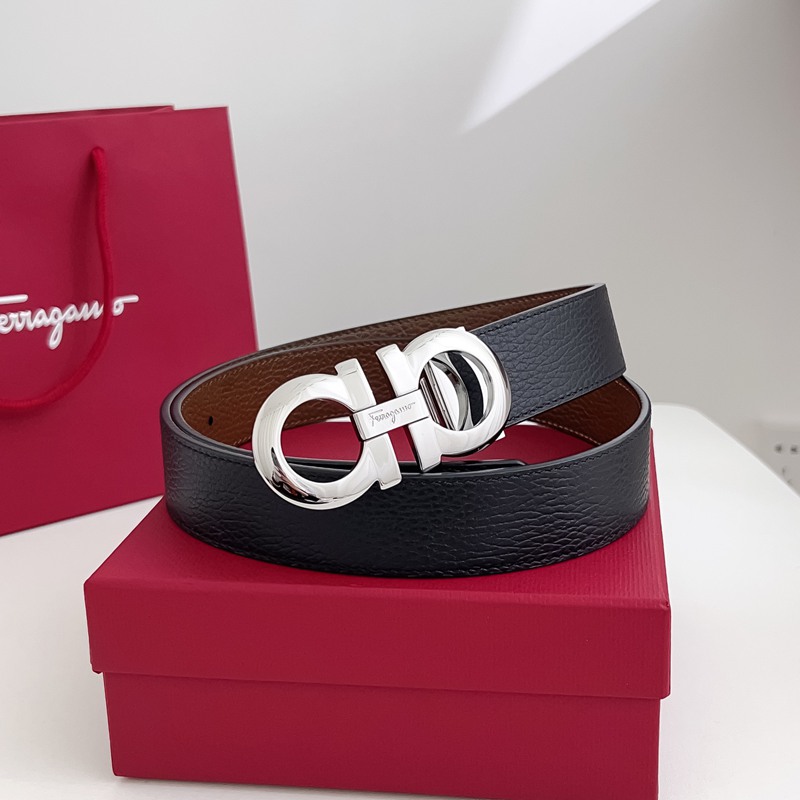 フェラガモ メンズ ベルト 両面用 3.5cm