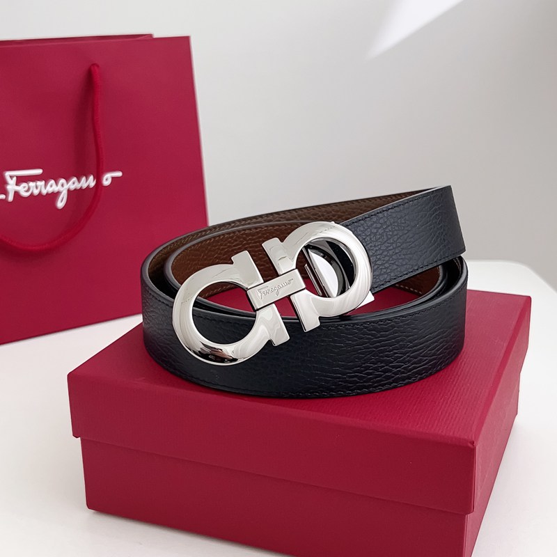 フェラガモ メンズ ベルト 両面用 3.5cm