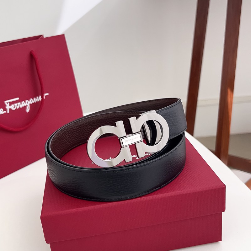 フェラガモ メンズ ベルト 両面用 3.5cm