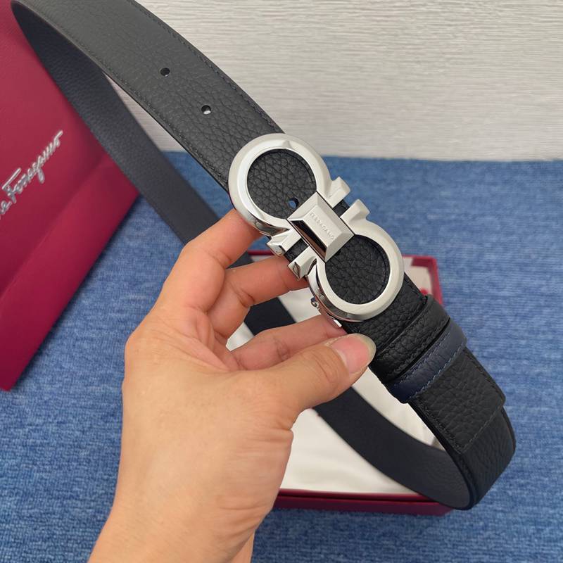 フェラガモ メンズ ベルト 両面用 3.5cm