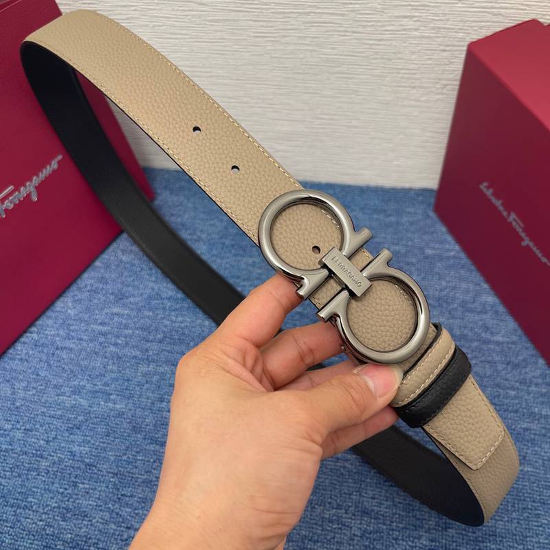 フェラガモ メンズ ベルト 両面用 3.5cm