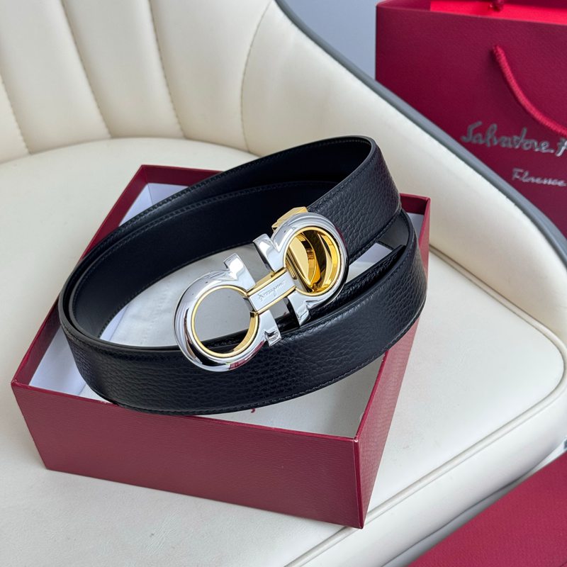 フェラガモ メンズ ベルト 両面用 3.5cm