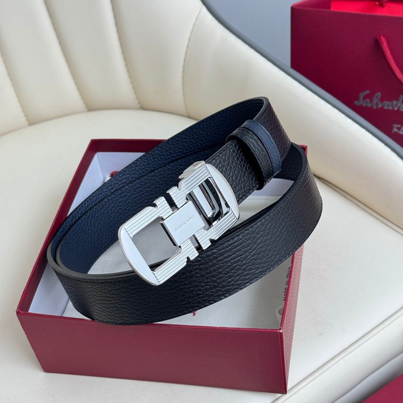 フェラガモ メンズ ベルト 両面用 3.5cm