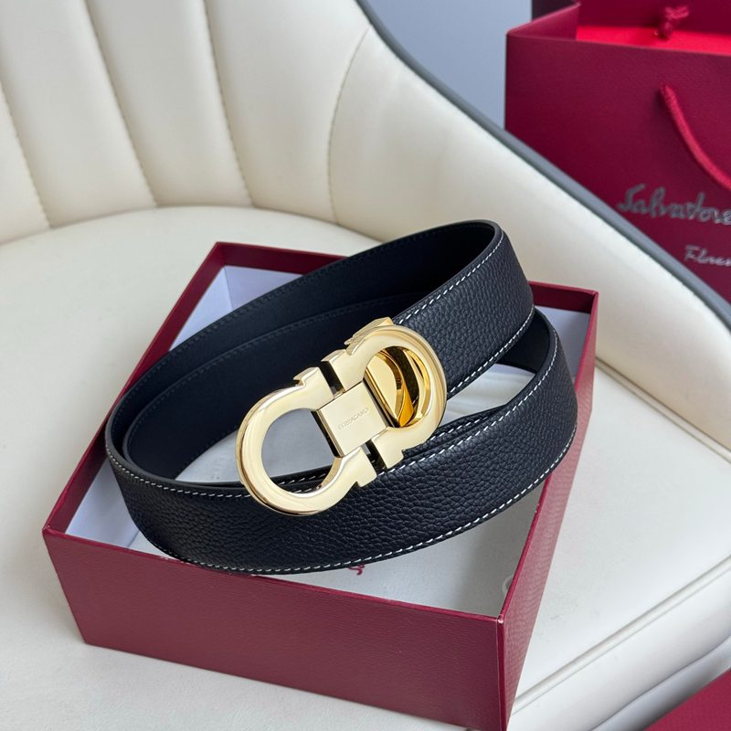 フェラガモ メンズ ベルト 両面用 3.5cm