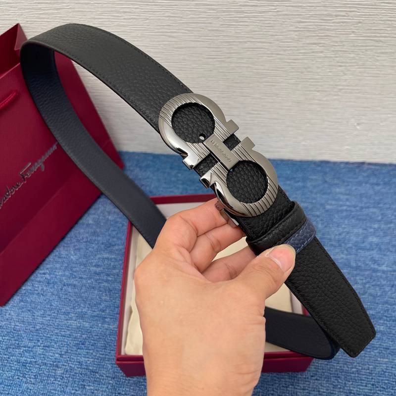 フェラガモ メンズ ベルト 両面用 3.5cm