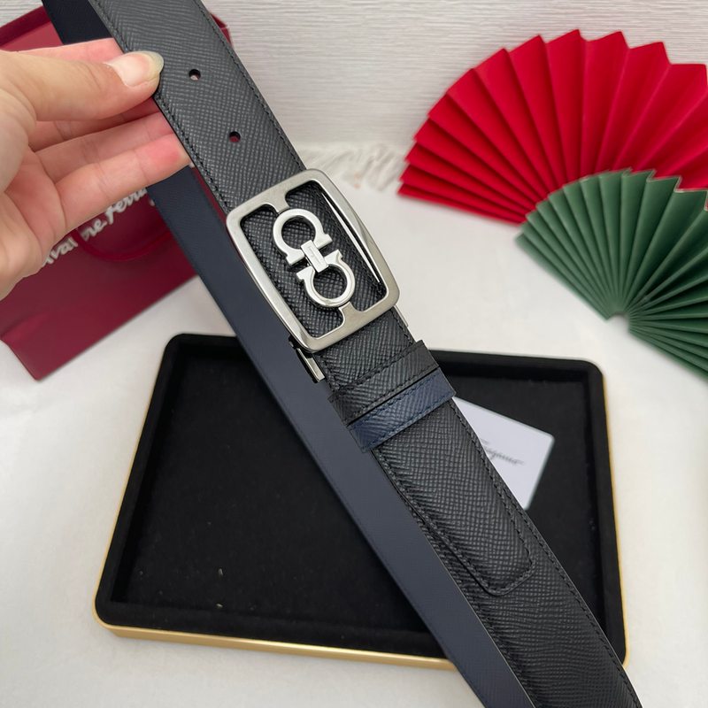 フェラガモ メンズ ベルト 両面用 3.5cm