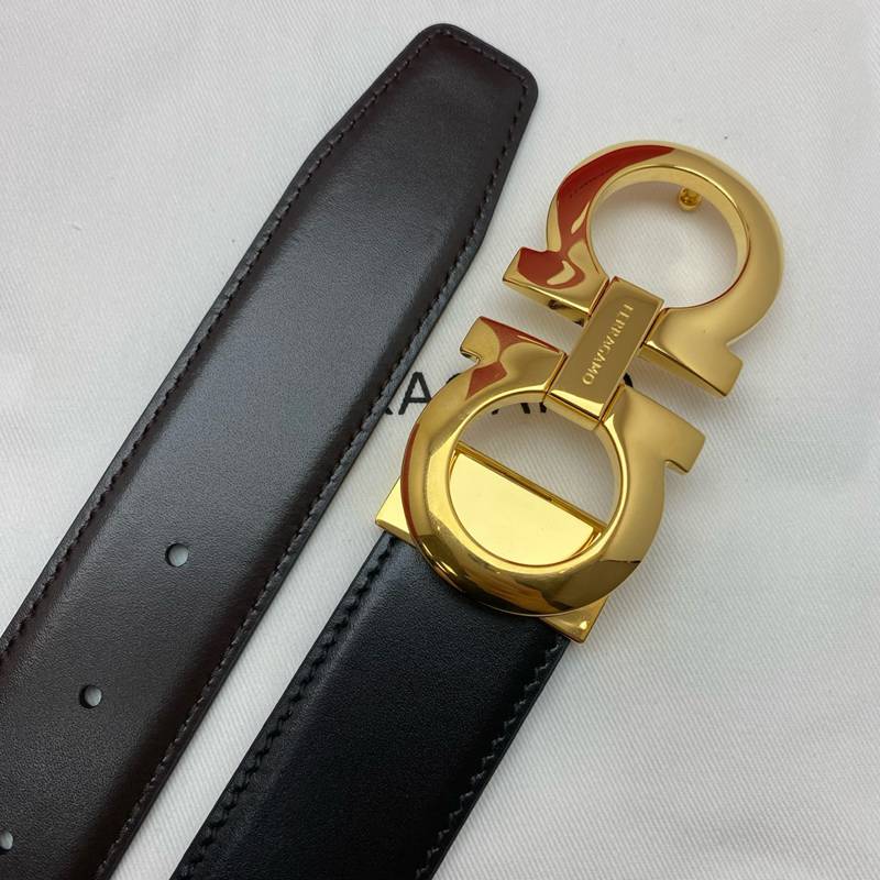 フェラガモ メンズ ベルト 両面用 3.5cm