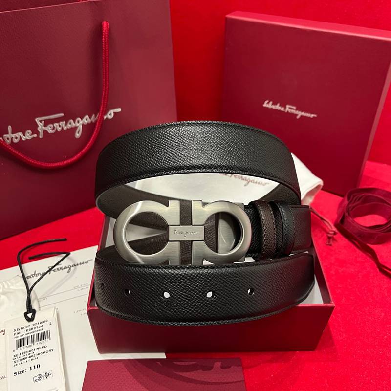 フェラガモ メンズ ベルト 両面用 3.5cm