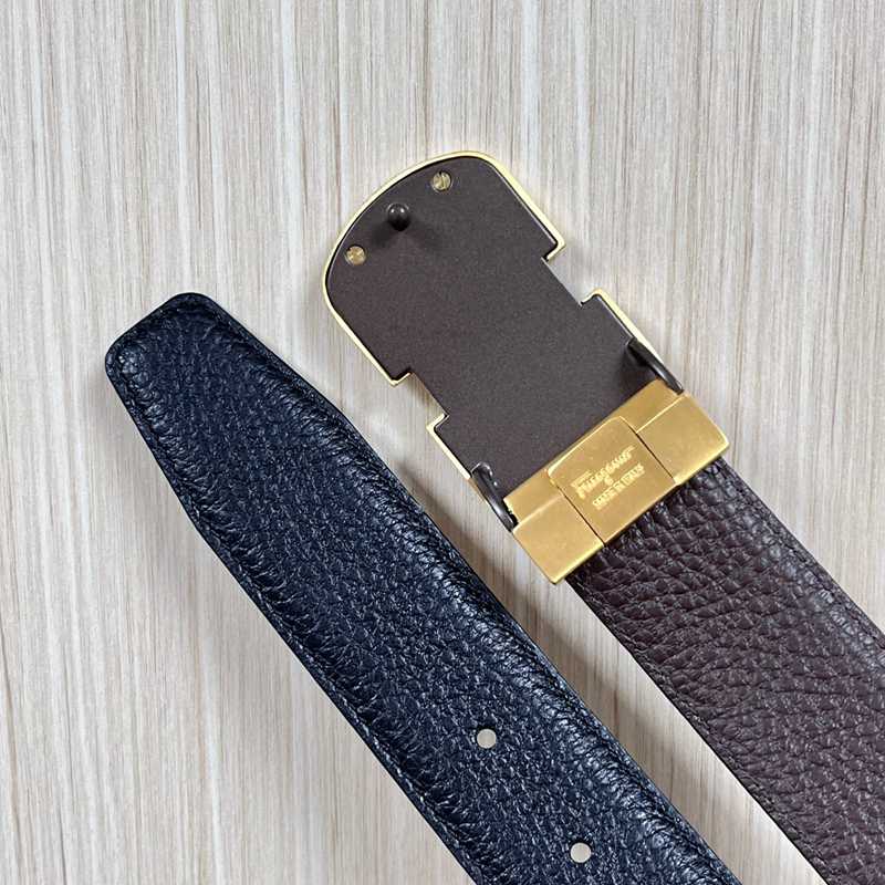 フェラガモ メンズ ベルト 両面用 3.5cm