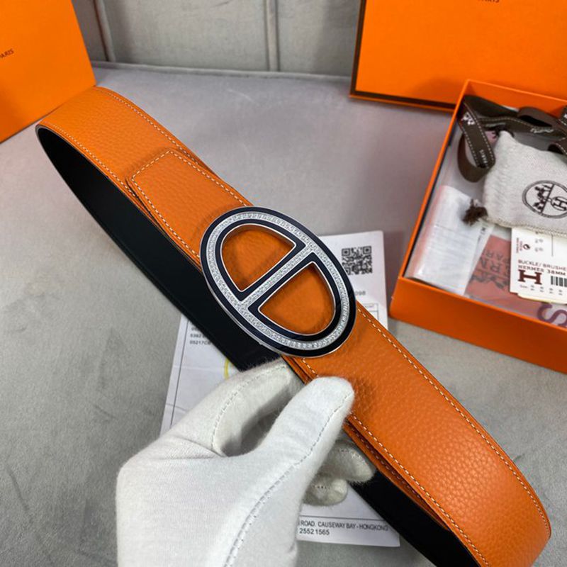 エルメス メンズ ベルト 単面 3.8cm