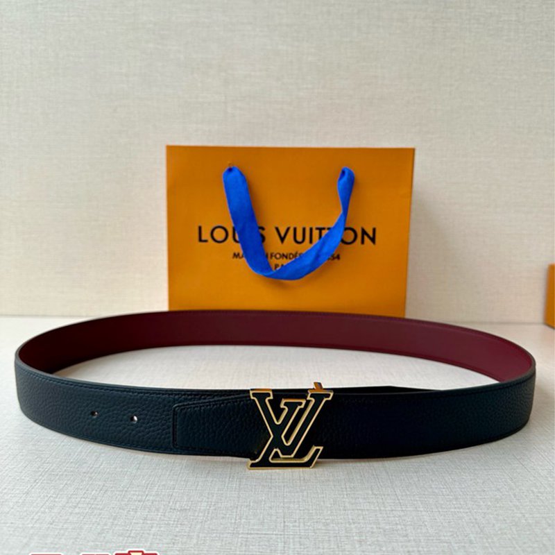 LV メンズ ベルト アエログラム 3.4cm