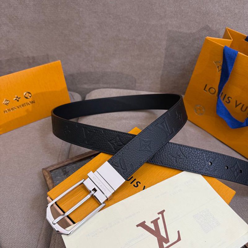 LV メンズ ベルト 両面用 35mm