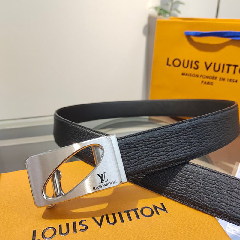 LV メンズ ベルト 自動バックル 35mm