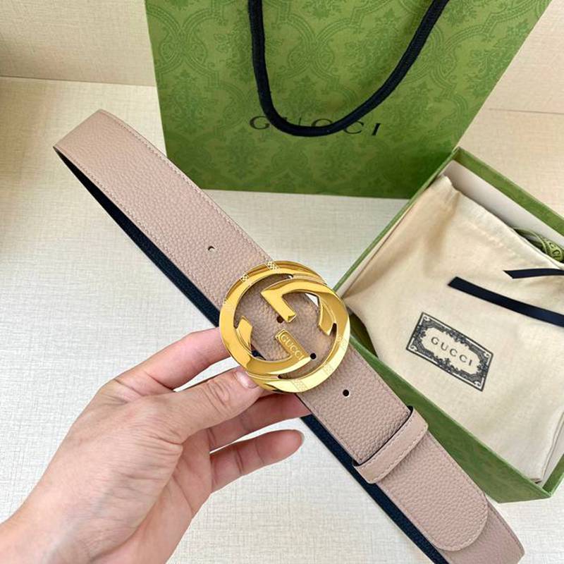 グッチ メンズ ベルト GGマーモント 3.8cm