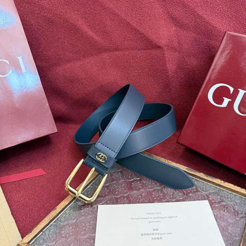 グッチ メンズ ベルト GG 3.5cm