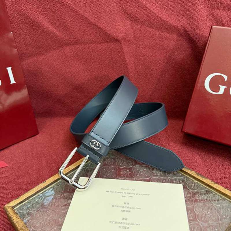 グッチ メンズ ベルト GG 3.5cm