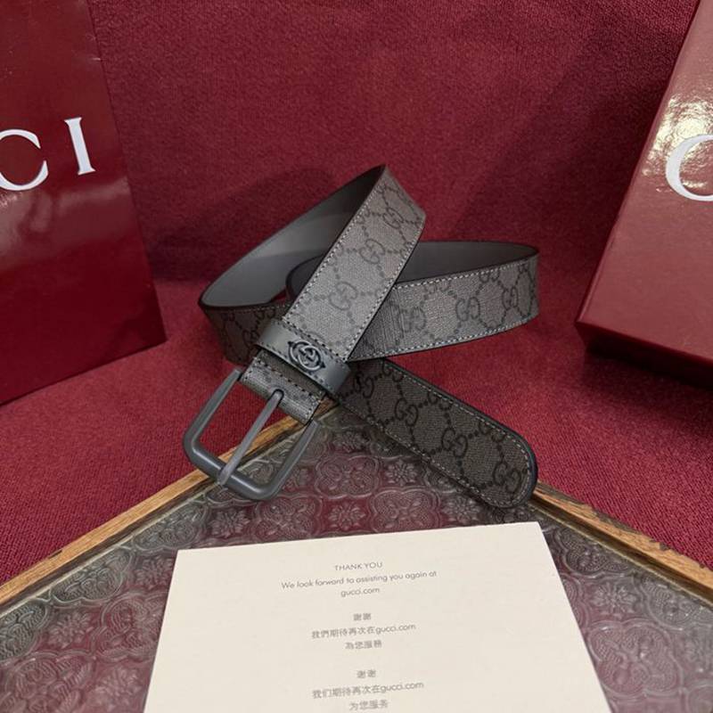 グッチ メンズ ベルト GG 3.5cm