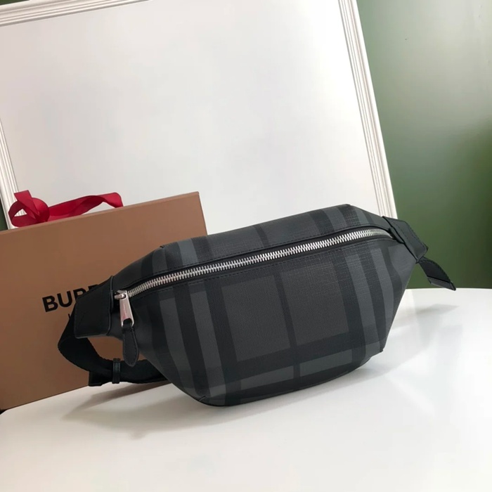 BURBERRY 5211 ロンドンチェックウエストバッグ サイズ:31x16x7.5cm