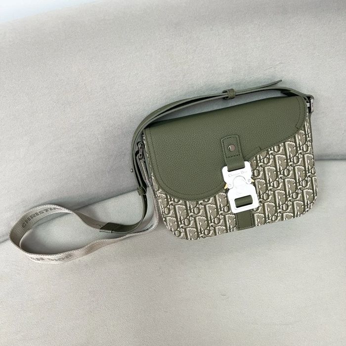DIOR サドルメッセンジャー カーキ サイズ:23x18cm