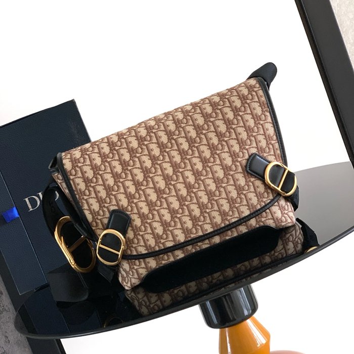 DIOR 1DBPO458YUS プリントフラップメッセンジャー ジェット サイズ:27x23x13cm